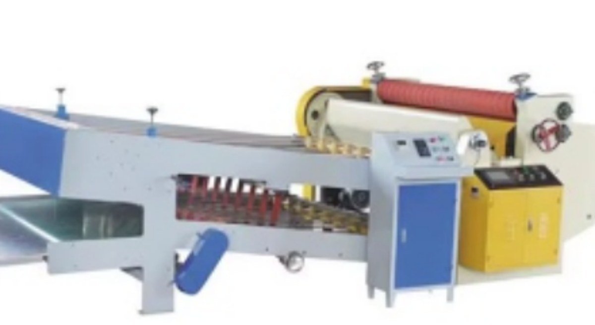NC sheet cutter with stacker