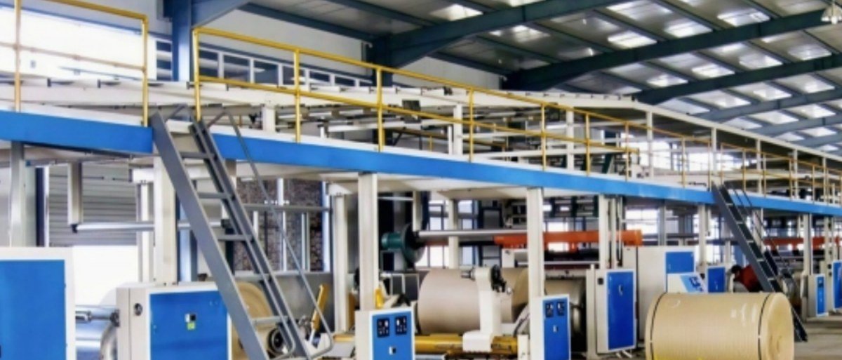 Automatic 3/5 Ply Corrugated Board Plant