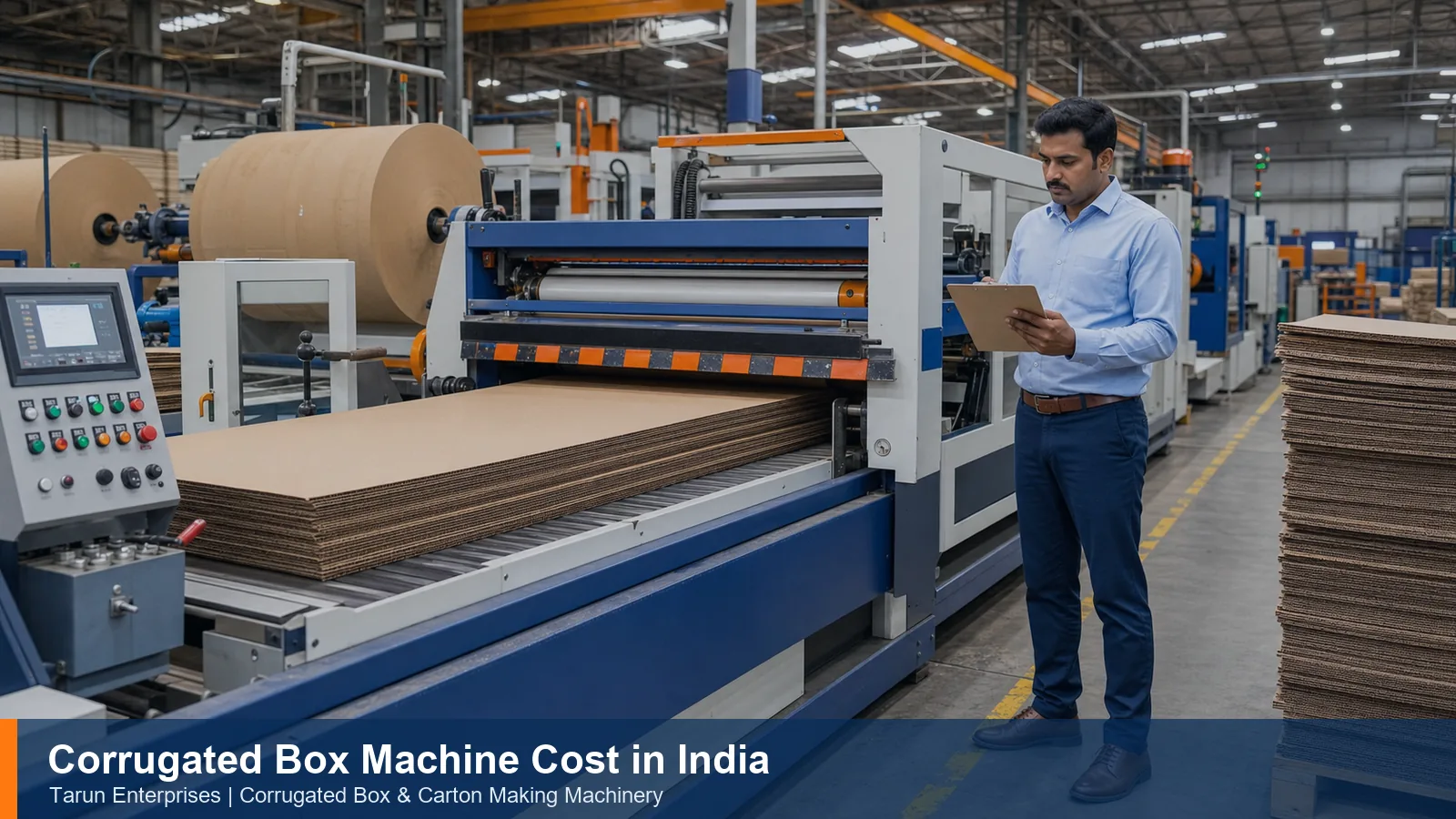 corrugated box machine cost in India - professional industrial machinery guide